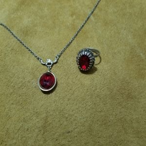 Vintage pendant & ring.